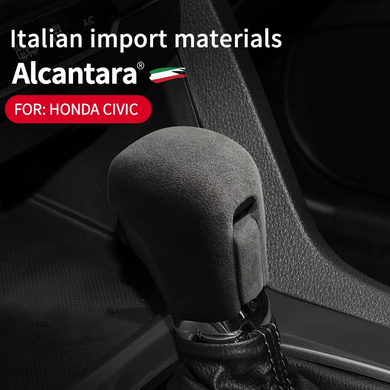 Car Interior Decoration Accessories Alcantara Suede Car Gear Shift Handle Knob Cover Collar Shell Panel For Honda Civic 2016-IN
Car Interior Decoration Accessories Alcantara Suede Car Gear Shift Handle Knob Cover Collar Shell Panel For Honda Civic 2016-IN