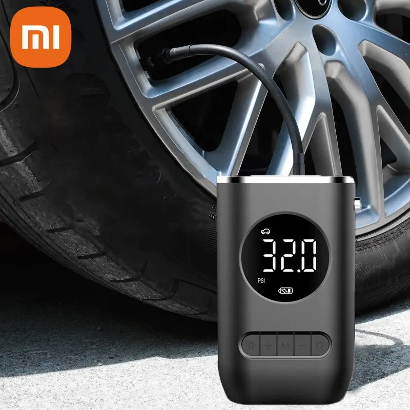 

Xiaomi Youpin Car Air Compressor Digital Mini Portable Wireless Tire Inflatable Pump with LED Lamp for Car Motorcycle Bicycle