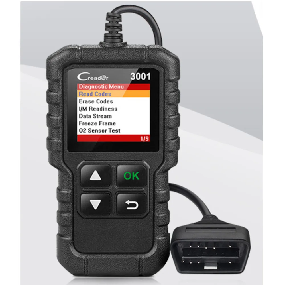 5 шт./лот X431 Creader 3001 Full OBDII/EOBD считыватель кодов Сканер многоязычный CR3001