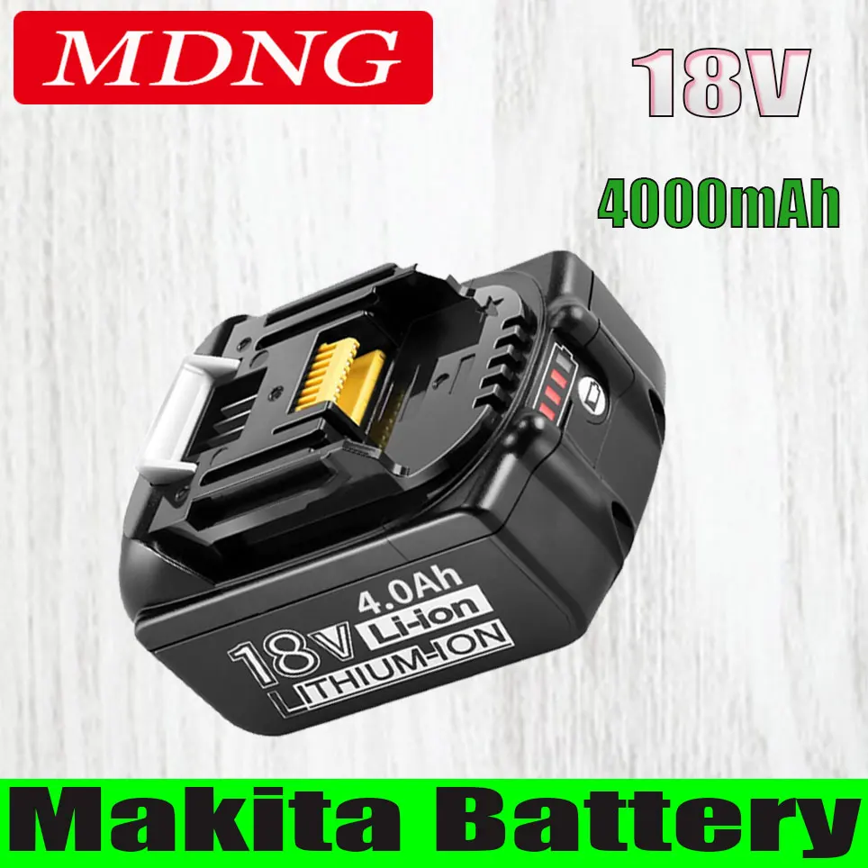 100% Original Makita 18V 4000mAh Rechargeable Power Tools Makita Battery with LED Li-ion Replacement LXT BL1860B BL1860 BL1850
100% Original Makita 18V 4000mAh Rechargeable Power Tools Makita Battery with LED Li-ion Replacement LXT BL1860B BL1860 BL1850