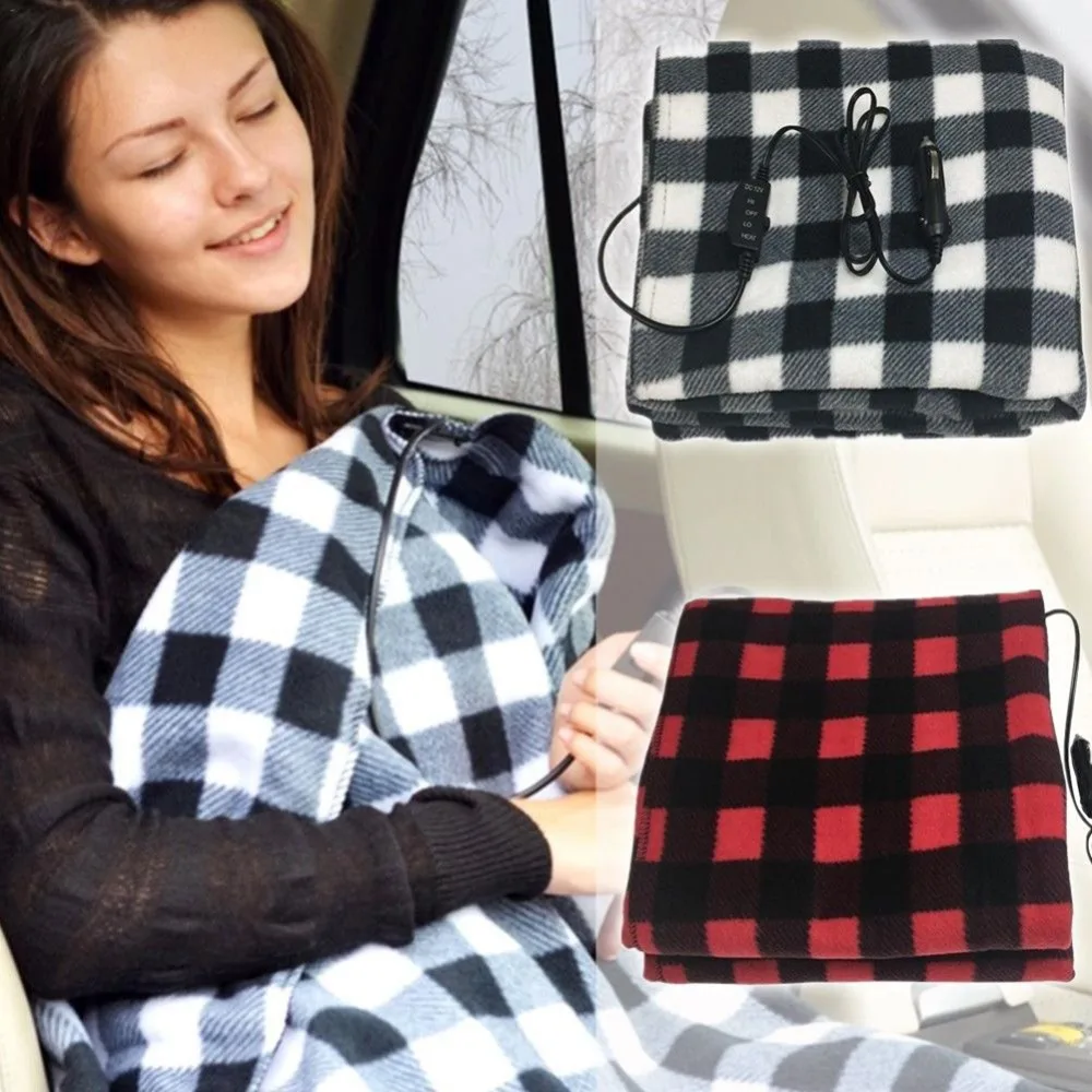 12V Car Heating Blanket Winter Heated 145X100cm Lattice Energy Saving Warm Auto Electrical Blanket For Car Constant Temperature
12V Car Heating Blanket Winter Heated 145X100cm Lattice Energy Saving Warm Auto Electrical Blanket For Car Constant Temperature