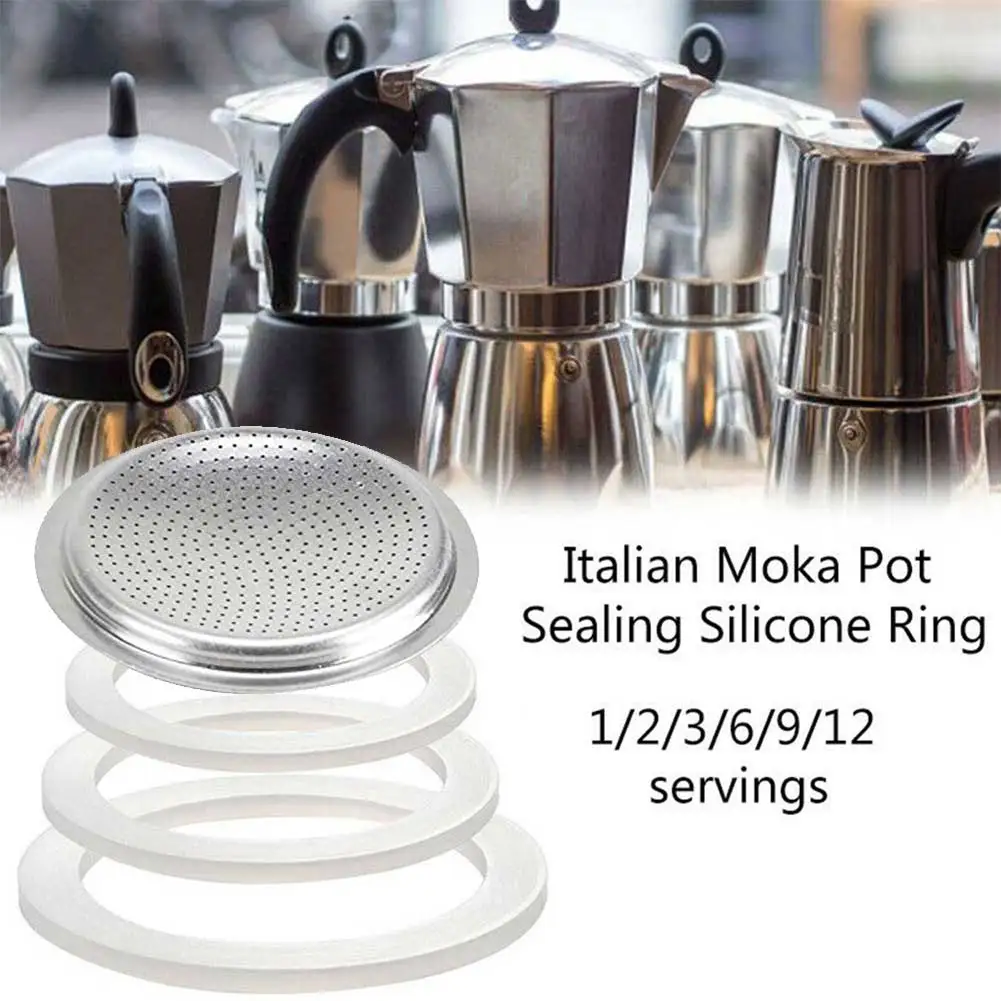 1/2/3/6/9/12PCS Silicone Moka Rubber Seal Filter Screen Coffee Espresso Makers Household Kitchen Supplies For Espresso Pots
1/2/3/6/9/12PCS Silicone Moka Rubber Seal Filter Screen Coffee Espresso Makers Household Kitchen Supplies For Espresso Pots