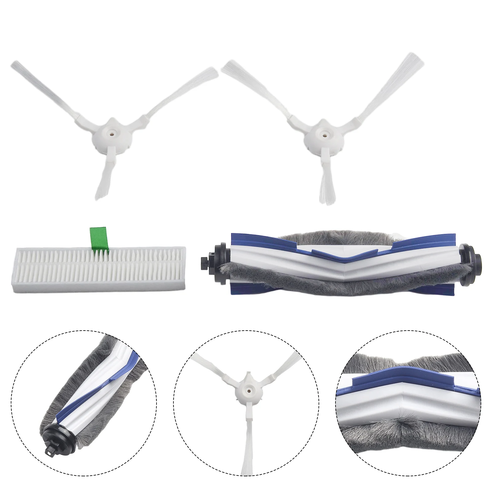 Rolling Brush Filter Side Brushes Clean Tool Durable Replacement Robot Vacuum Cleaner For Explorer 60 RR7427 RR7447
Rolling Brush Filter Side Brushes Clean Tool Durable Replacement Robot Vacuum Cleaner For Explorer 60 RR7427 RR7447