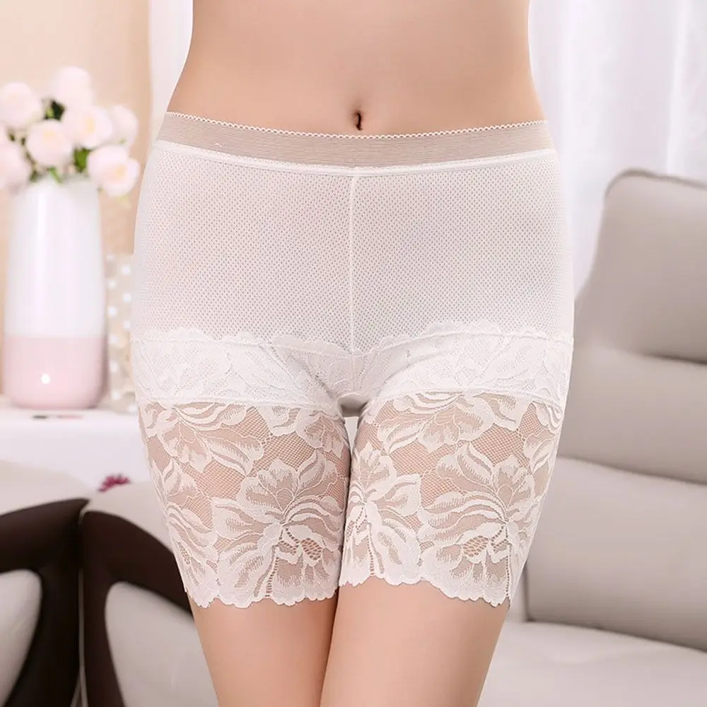 Summer Korean Girl Plus Size For Woman Ice Silk Flower Intimates Safety Short Pants Stretch Shorts Women Briefs
Summer Korean Girl Plus Size For Woman Ice Silk Flower Intimates Safety Short Pants Stretch Shorts Women Briefs