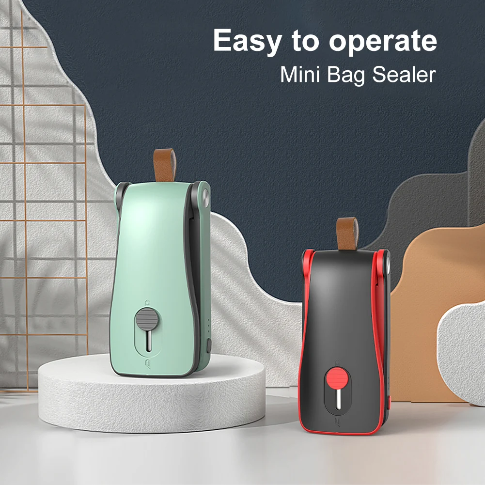2-In-1 Mini Bag Sealer Handheld Heat Sealer Cutter 3-Gear Temperature Settings Food Storage Sealing Machine Kitchen Accessories
2-In-1 Mini Bag Sealer Handheld Heat Sealer Cutter 3-Gear Temperature Settings Food Storage Sealing Machine Kitchen Accessories