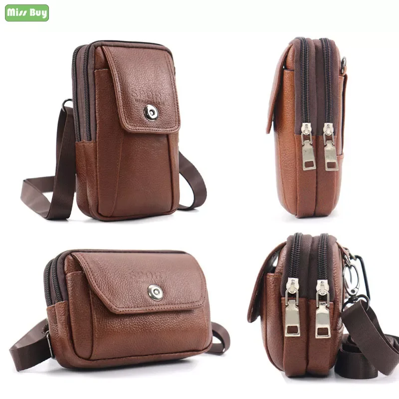 Universal High Quality Cowhide Leather Phone Bag For iPhone 12 11 Pro XS Max XR 12 Mini SE 2020 Case Waterproof Cover Waist Bag 
Universal High Quality Cowhide Leather Phone Bag For iPhone 12 11 Pro XS Max XR 12 Mini SE 2020 Case Waterproof Cover Waist Bag