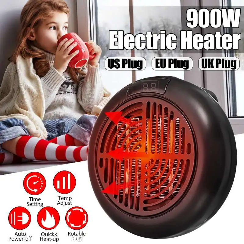 900W Fan Heater For Home Mini Electric Heater Heating Electric Warm Air Fan Office Room Heater Handy Air Heater Warmer Fan
900W Fan Heater For Home Mini Electric Heater Heating Electric Warm Air Fan Office Room Heater Handy Air Heater Warmer Fan