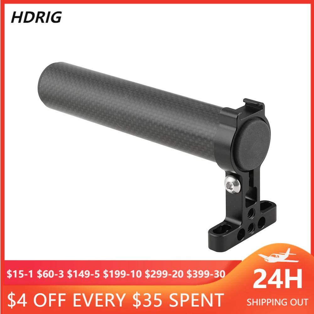HDRIG Top Hand Grip (Carbon Fiber Made) With 1/4"-20 Mounting Points & Shoe Mount For DSLR Camera Cage Kit
HDRIG Top Hand Grip (Carbon Fiber Made) With 1/4"-20 Mounting Points & Shoe Mount For DSLR Camera Cage Kit