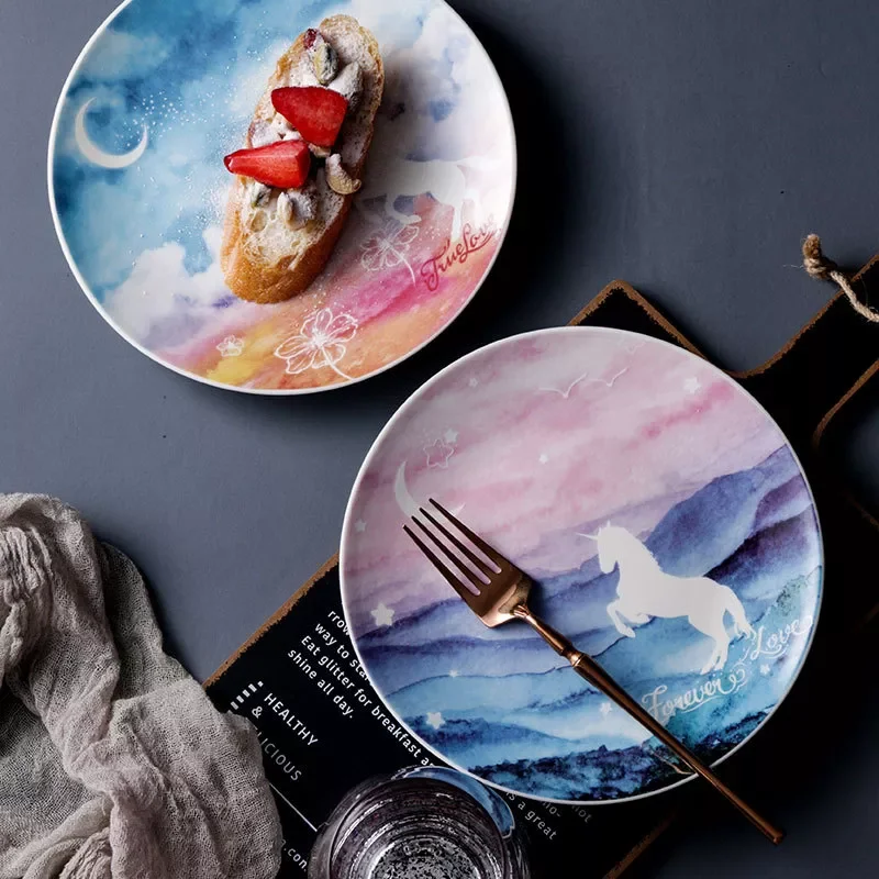 New dinner sets ceramic salad sushi dessert plate round tray decorative bone china dinnerware sets kitchen dishes
New dinner sets ceramic salad sushi dessert plate round tray decorative bone china dinnerware sets kitchen dishes