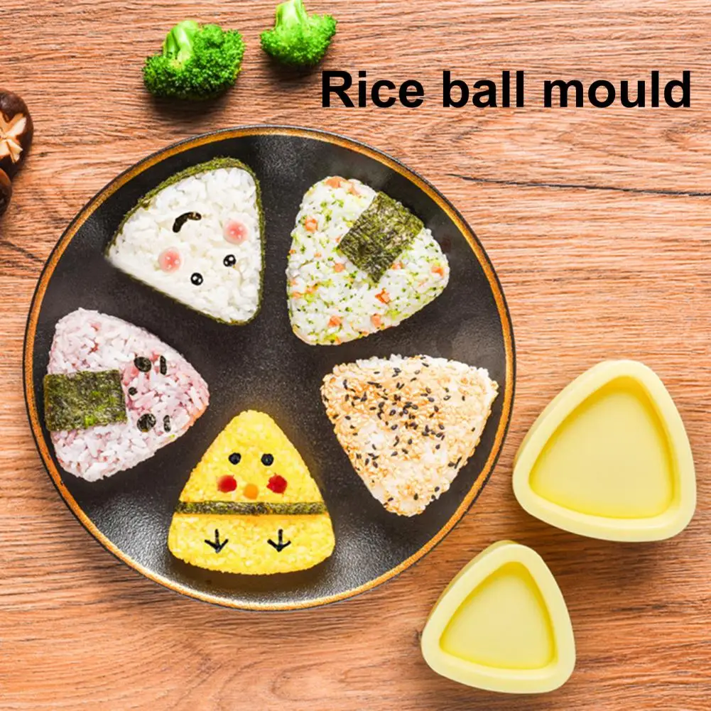 1 Set Onigiri Maker with Meal Spoon PP Easy Release Non-stick DIY Triangle Rice Ball Sushi Making Tool Mold Kit Bento Tools
1 Set Onigiri Maker with Meal Spoon PP Easy Release Non-stick DIY Triangle Rice Ball Sushi Making Tool Mold Kit Bento Tools