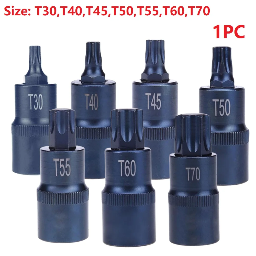 Torx Screwdriver Bit T30,T40, T45, T50 ,T55 ,T60, T70 Sockets Set Drill Adapter Impact Screwdriver Bit Hand Tools For Mechanics
Torx Screwdriver Bit T30,T40, T45, T50 ,T55 ,T60, T70 Sockets Set Drill Adapter Impact Screwdriver Bit Hand Tools For Mechanics