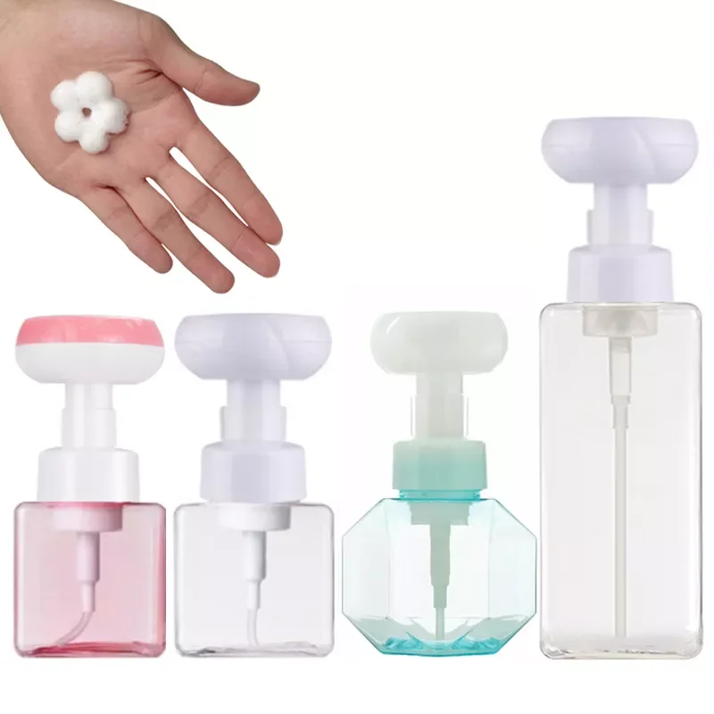 Soap Bottle Foaming Lotions Refillable Bottle Flower Pump Head Soap Shampoo Cosmetic Empty Bottle 250ML
Soap Bottle Foaming Lotions Refillable Bottle Flower Pump Head Soap Shampoo Cosmetic Empty Bottle 250ML