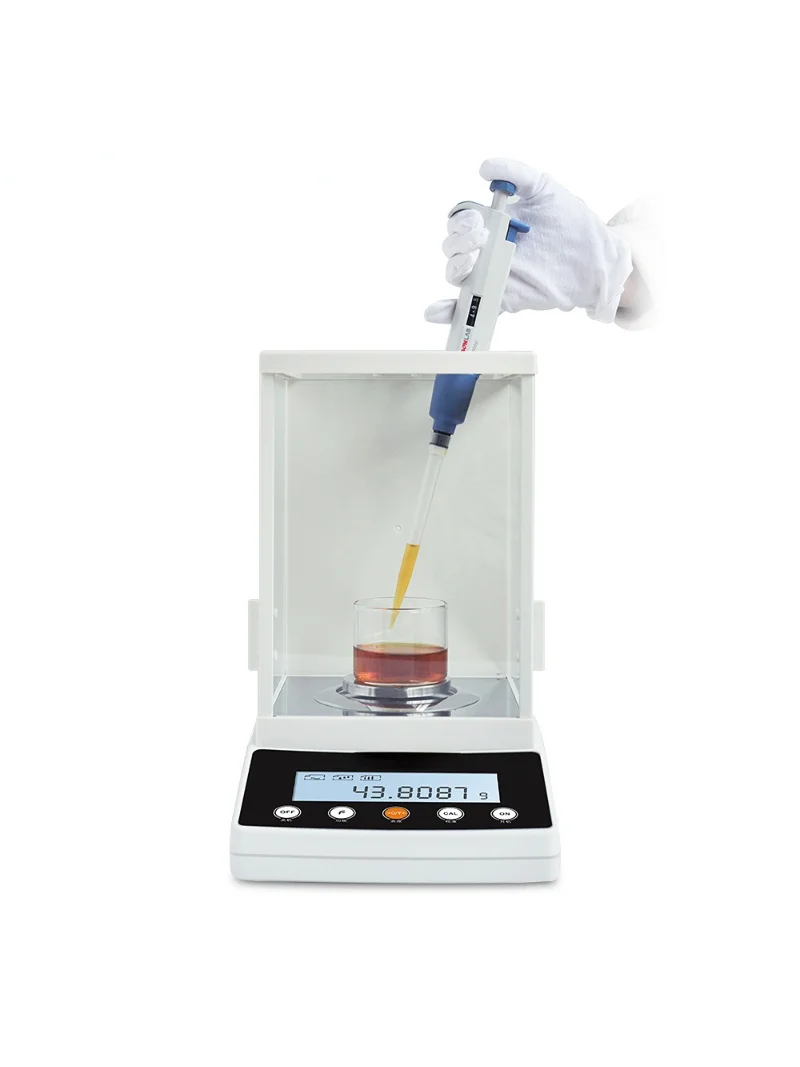 

JA303N 300g 0.001g 1mg Analytical Balance Laboratory Weigh Scale External Calibration