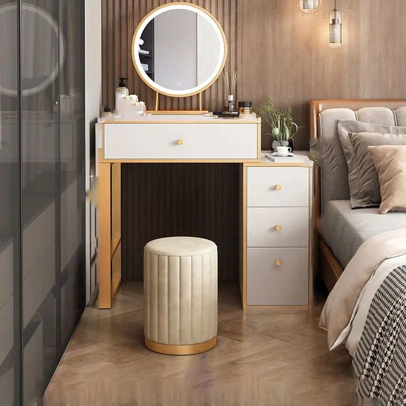 Girl Drawers Dressing Table Container Accessory Mirror Makeup Light Dressing Table Nordic Desk Small Vestidores Home Furniture
Girl Drawers Dressing Table Container Accessory Mirror Makeup Light Dressing Table Nordic Desk Small Vestidores Home Furniture