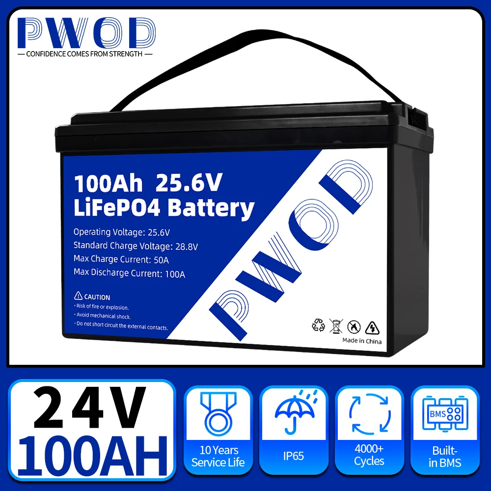 GradeA LiFePO4 Battery Pack12V 24V 100AH 200AH Cells Lithium Iron Phosphate Bulit-in BMS Rechargeable Battery For RV EV Boat
GradeA LiFePO4 Battery Pack12V 24V 100AH 200AH Cells Lithium Iron Phosphate Bulit-in BMS Rechargeable Battery For RV EV Boat