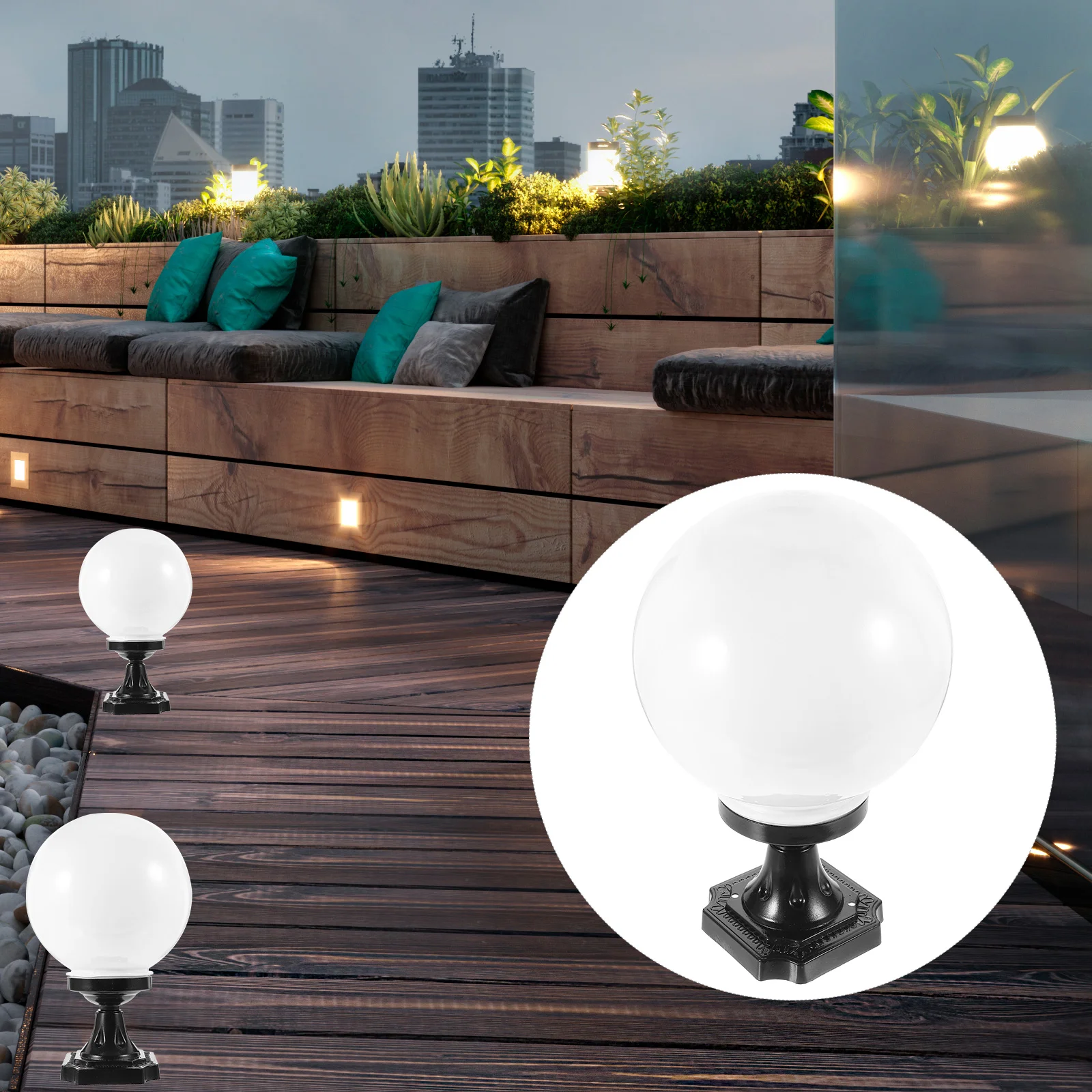 Garden Globe Lampshade Decorative Patio Fence Post Lights Replacement Wall Cover Spherical Floor
Garden Globe Lampshade Decorative Patio Fence Post Lights Replacement Wall Cover Spherical Floor