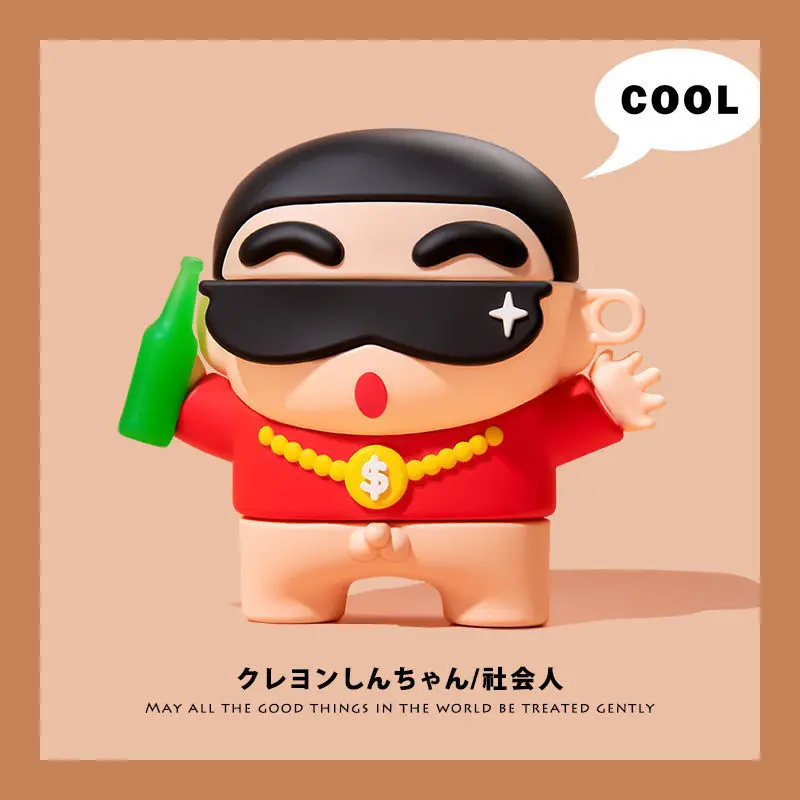Cartoon Crayon Shin Chan Airpods Pro Protective Case Soft Shell Apple 2/3 Wireless Bluetooth Headset Case Silicone Trendy Male
Cartoon Crayon Shin Chan Airpods Pro Protective Case Soft Shell Apple 2/3 Wireless Bluetooth Headset Case Silicone Trendy Male