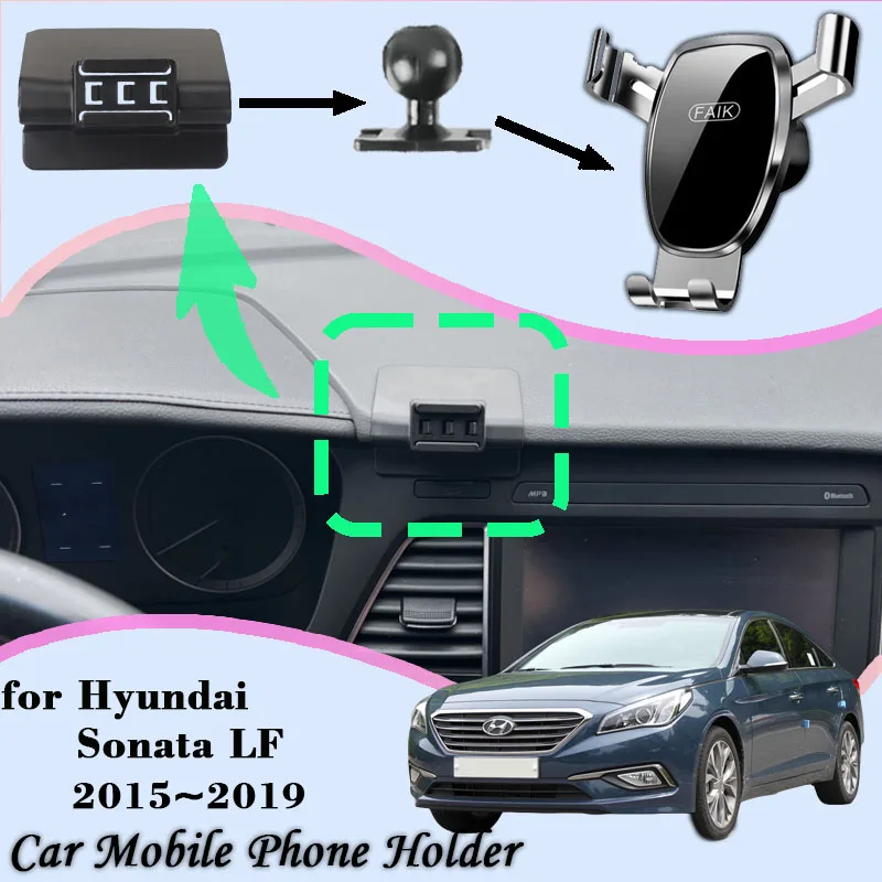 Car Mount for Hyundai Sonata LF 2015~2019 2016 Air Vent Auto Mobile Phone Holder Cellphone Bracket Gravity Stand Accessories
Car Mount for Hyundai Sonata LF 2015~2019 2016 Air Vent Auto Mobile Phone Holder Cellphone Bracket Gravity Stand Accessories