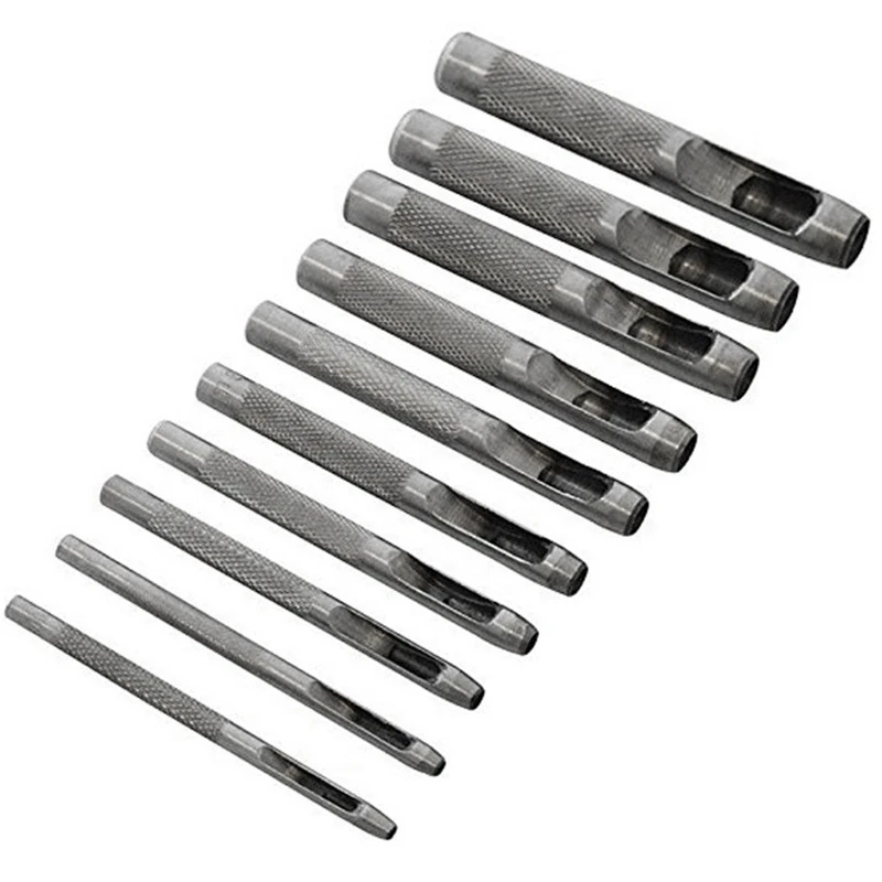 10 Pcs/Set Hole Punching Round Belt Punched Tools Puncher Hollow Drill 1Mm To 10Mm Puncher Belt Watch Band Leather Craft
10 Pcs/Set Hole Punching Round Belt Punched Tools Puncher Hollow Drill 1Mm To 10Mm Puncher Belt Watch Band Leather Craft