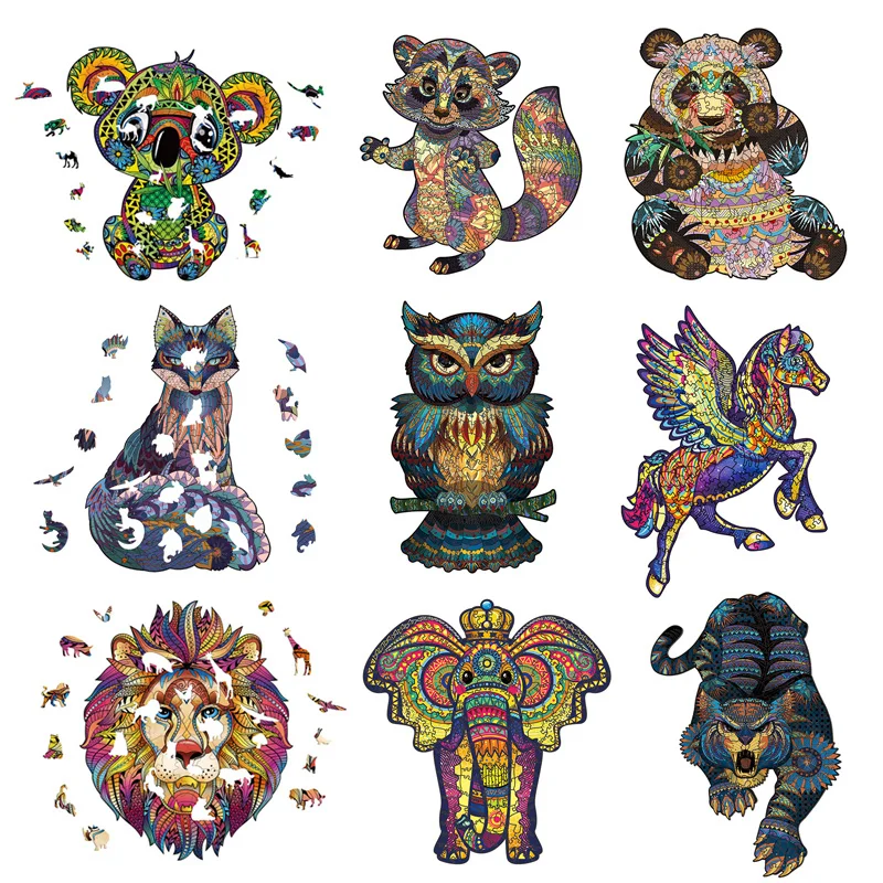 Educational Toy 2022 Xmas Cartoon Animal Wooden Puzzle Adults Chrildren Multicolor Jigsaw Puzzles Toys For Kids Christmas Gift
Educational Toy 2022 Xmas Cartoon Animal Wooden Puzzle Adults Chrildren Multicolor Jigsaw Puzzles Toys For Kids Christmas Gift