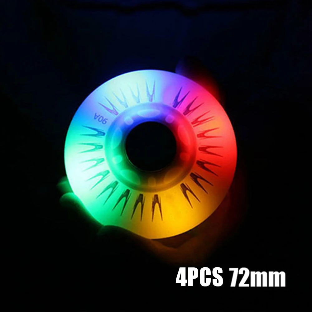 4pcs Flashing Skate Wheels Replacement Parts Safe Gift LED Light PU Inline Roller For Kids 90A Sliding Luminous
4pcs Flashing Skate Wheels Replacement Parts Safe Gift LED Light PU Inline Roller For Kids 90A Sliding Luminous