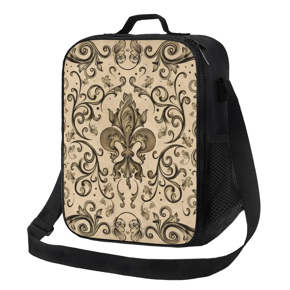Vintage Fleur De Lis Insulated Lunch Bags for Camping Travel Lily Flower Waterproof Thermal Cooler Lunch Box Women Children
Vintage Fleur De Lis Insulated Lunch Bags for Camping Travel Lily Flower Waterproof Thermal Cooler Lunch Box Women Children