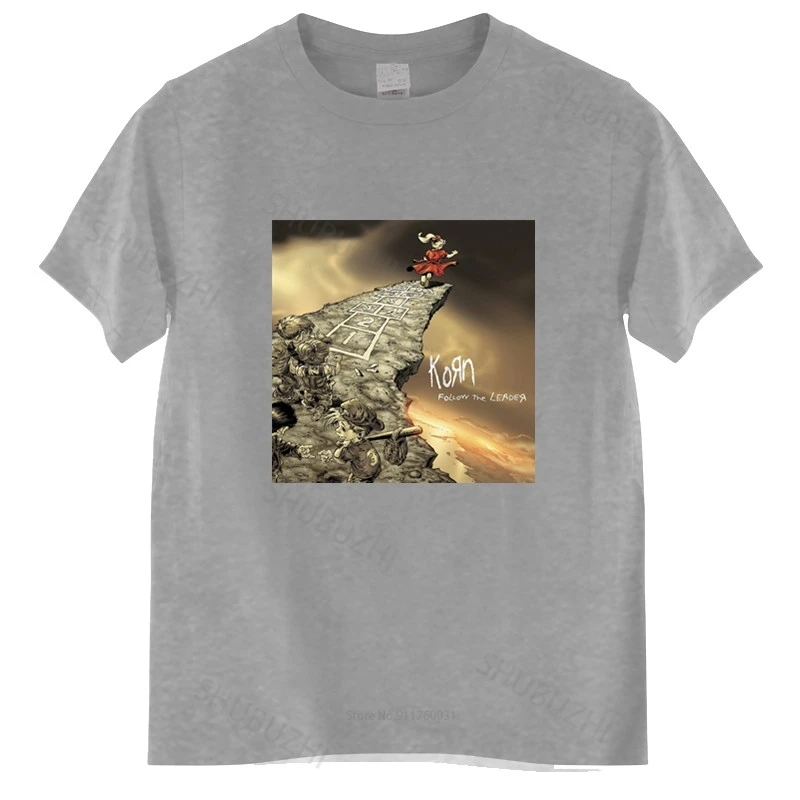 Cotton Tshirt Men Crew Neck Tops Funny T Shirt Men Korn T Shirt Follow The Leader Album Cover Bigger Size Homme Black T-shirt
Cotton Tshirt Men Crew Neck Tops Funny T Shirt Men Korn T Shirt Follow The Leader Album Cover Bigger Size Homme Black T-shirt