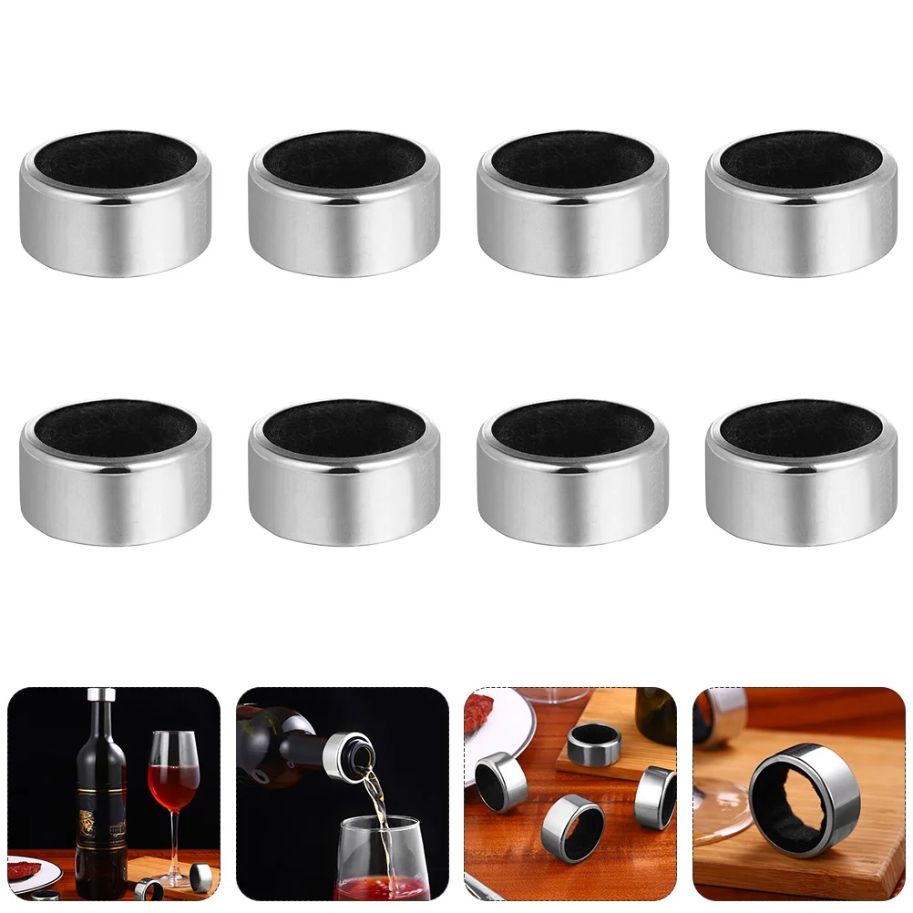 Drip Bottle Ring Collar Champagne Stop Rings Stoppers Drop Catcher Pour Neck Server Disc Accessory Redcaps Steel Stainless
Drip Bottle Ring Collar Champagne Stop Rings Stoppers Drop Catcher Pour Neck Server Disc Accessory Redcaps Steel Stainless