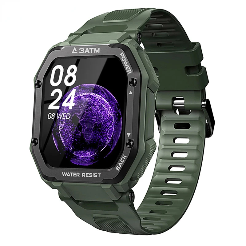 C16 Smart Watch Men Women Fitness 1.7 Inch Blood Pressure Monitor Tracker Wrist Strap Outdoor Sports 3ATM Waterproof Smart Watch
C16 Smart Watch Men Women Fitness 1.7 Inch Blood Pressure Monitor Tracker Wrist Strap Outdoor Sports 3ATM Waterproof Smart Watch