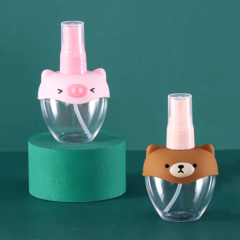 70ml Potion Bottle Cosmetiquera Empty PET Spray Cute Animal Shape Refillable Water Bottles Perfumes Woman Original Jet Brush Oil
70ml Potion Bottle Cosmetiquera Empty PET Spray Cute Animal Shape Refillable Water Bottles Perfumes Woman Original Jet Brush Oil