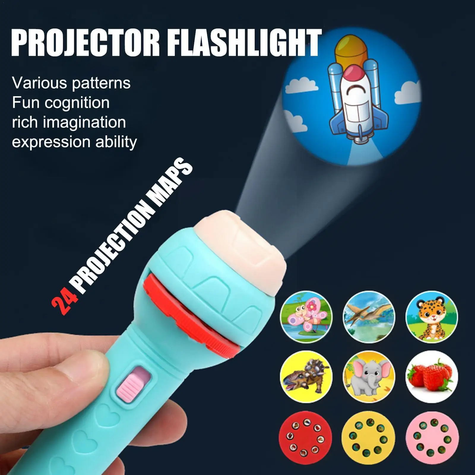 Flashlight Projector For Kids Baby Sleeping Story Book Torch Lamp Toy Early Education Toy Holiday Christmas Gift Light Up T Y3d8 
Flashlight Projector For Kids Baby Sleeping Story Book Torch Lamp Toy Early Education Toy Holiday Christmas Gift Light Up T Y3d8