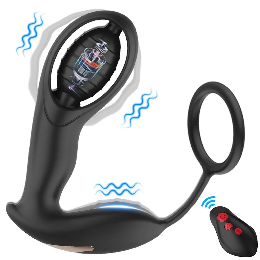 Male Vibrating Prostate Stimulator Massager Delay Lock Ring Remote Control Personal Butt Plug Intimate Toys for Men Pleasure
Male Vibrating Prostate Stimulator Massager Delay Lock Ring Remote Control Personal Butt Plug Intimate Toys for Men Pleasure