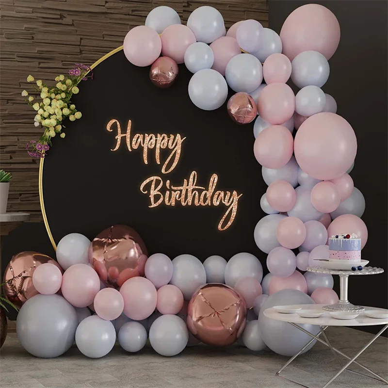 126pcs Rose Gold Pink Balloons Garland Arch Kit Confetti Globos for Baby Shower Wedding Birthday Party Decoration Anniversaire
126pcs Rose Gold Pink Balloons Garland Arch Kit Confetti Globos for Baby Shower Wedding Birthday Party Decoration Anniversaire