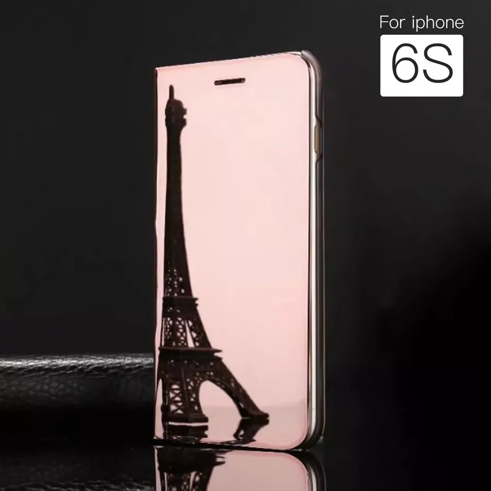 Fashionable Smart Mirror Clear View Phone Case PU Leather Flip Type Protective Case Cover Suitable for iPhone
Fashionable Smart Mirror Clear View Phone Case PU Leather Flip Type Protective Case Cover Suitable for iPhone