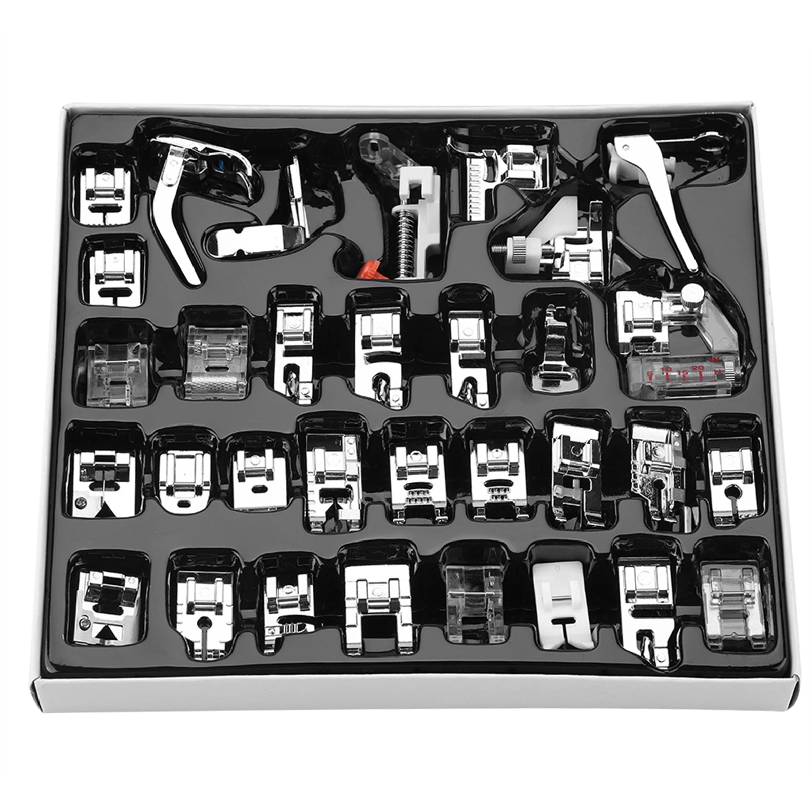 32pcs/set Stitching Walking Foot Presser Feet Kit Household Sewing Machine Accessory
32pcs/set Stitching Walking Foot Presser Feet Kit Household Sewing Machine Accessory