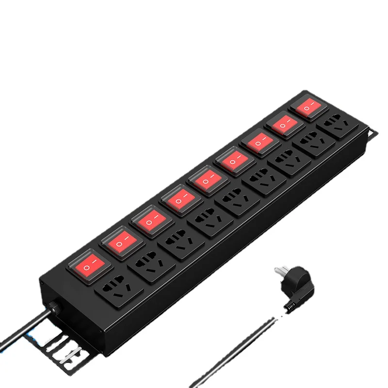 Отдельная розетка для шкафа PDU, независимый переключатель, Двухрядное зажимное положение, 9 бит, 16 бит, промышленный 
Отдельная розетка для шкафа PDU, независимый переключатель, Двухрядное зажимное положение, 9 бит, 16 бит, промышленный