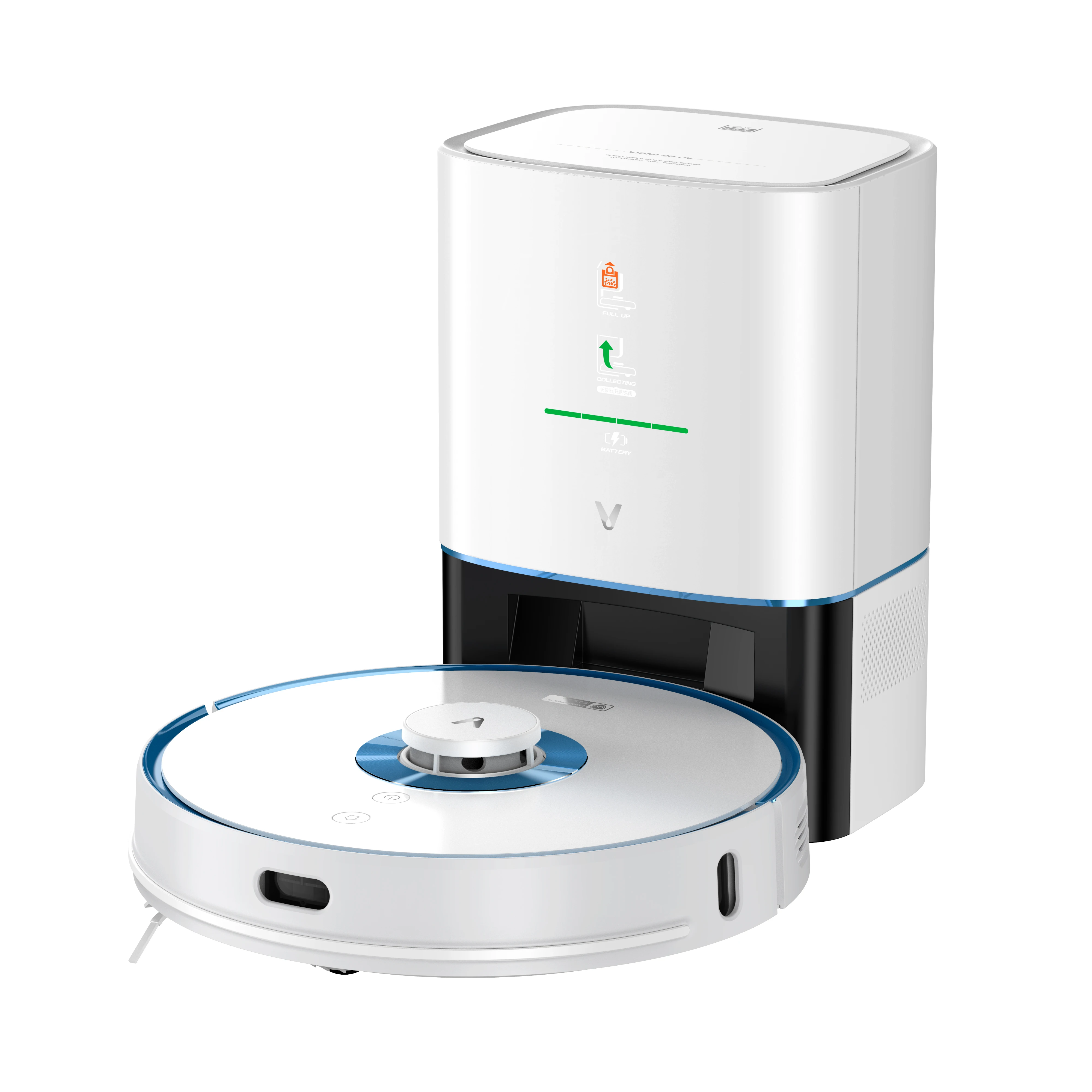 5200mAh Viomi S9 UV Robot Vacuum Cleaner Automatic Dust Collection with Voice Control Google Assiatant&Alexa, LDS, 2700pa,
5200mAh Viomi S9 UV Robot Vacuum Cleaner Automatic Dust Collection with Voice Control Google Assiatant&Alexa, LDS, 2700pa,