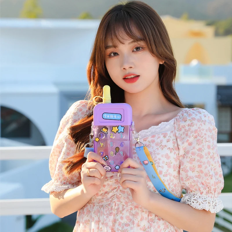 300ml Kid Tumbler Travel Cartoon Kawaii Cup Portable Sport Plastic Drinking Kettle Phone Model Straw Cute Water Bottle For Girls
300ml Kid Tumbler Travel Cartoon Kawaii Cup Portable Sport Plastic Drinking Kettle Phone Model Straw Cute Water Bottle For Girls