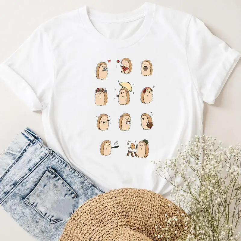 Women Graphic Tee Funny Animal Cute Sweet T-shirts Female Ladies Fashion Casual Clothing Short Sleeve Summer Tshirt Clothes
Women Graphic Tee Funny Animal Cute Sweet T-shirts Female Ladies Fashion Casual Clothing Short Sleeve Summer Tshirt Clothes