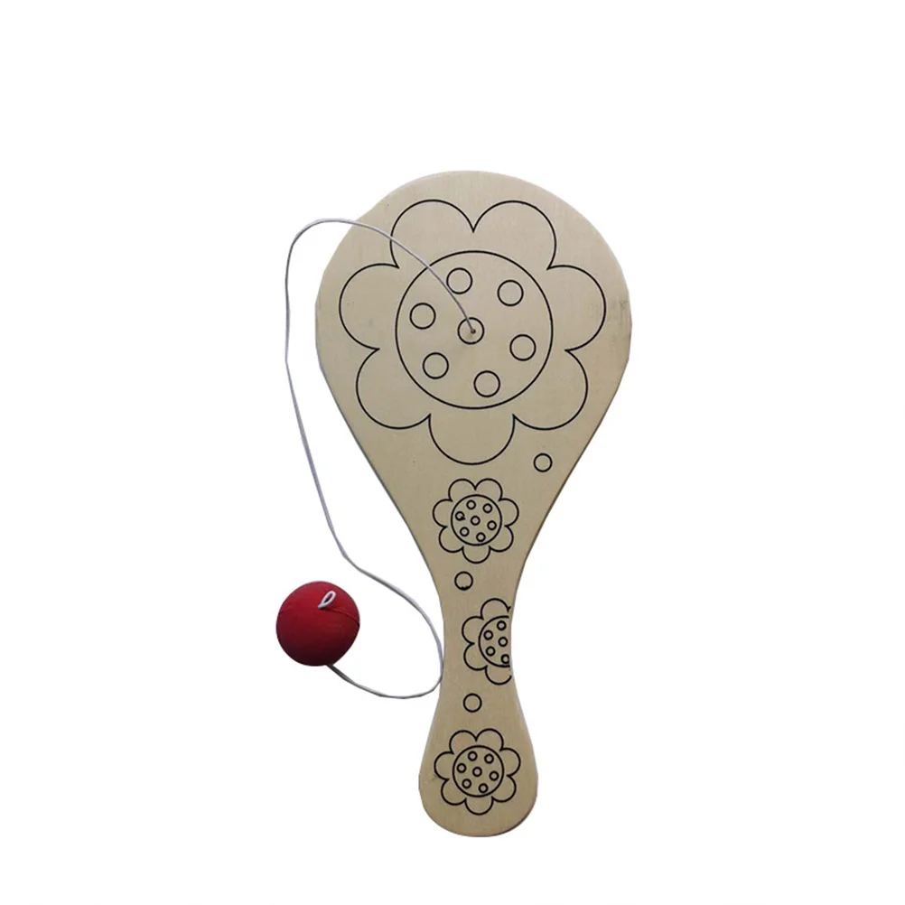 10 PCS Wooden Racket Children Cartoon Projects Brain Toy Toys Diy Painting Manual
10 PCS Wooden Racket Children Cartoon Projects Brain Toy Toys Diy Painting Manual