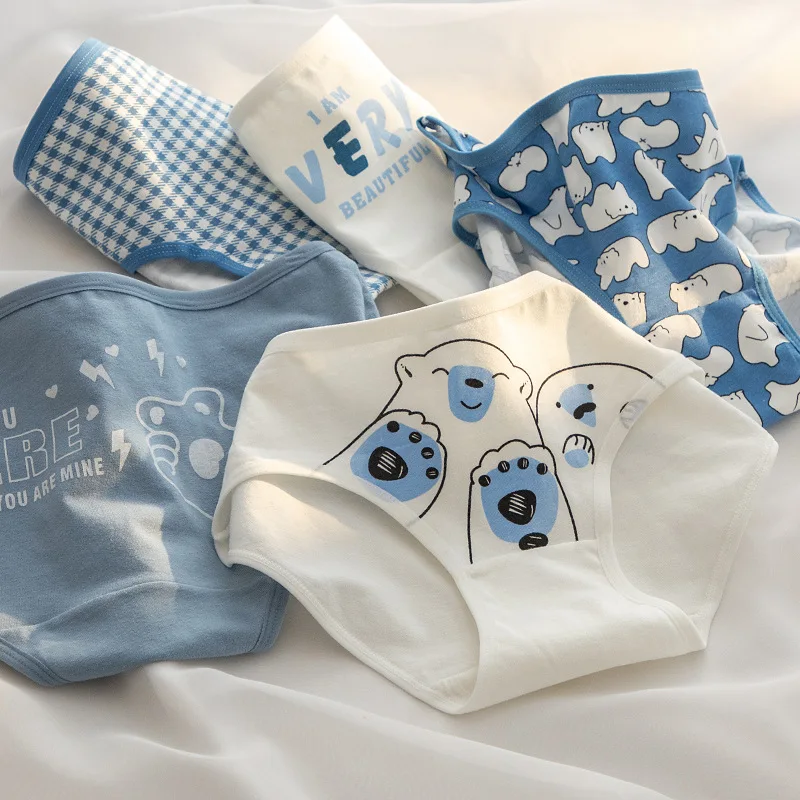 Women Cotton Underwear Mid Waist Seamless Sexy Panties Cute Cartoon Polar Bear Lattice Panty Female Lace Lingerie Girls Briefs 
Women Cotton Underwear Mid Waist Seamless Sexy Panties Cute Cartoon Polar Bear Lattice Panty Female Lace Lingerie Girls Briefs