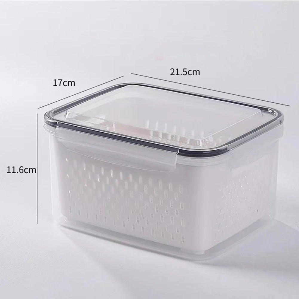 Kitchen Fridge Organizer Storage Box W/lid Food Pantry Storage Drawer Containers For A Long Time Up To 2 Weeks Food
Kitchen Fridge Organizer Storage Box W/lid Food Pantry Storage Drawer Containers For A Long Time Up To 2 Weeks Food