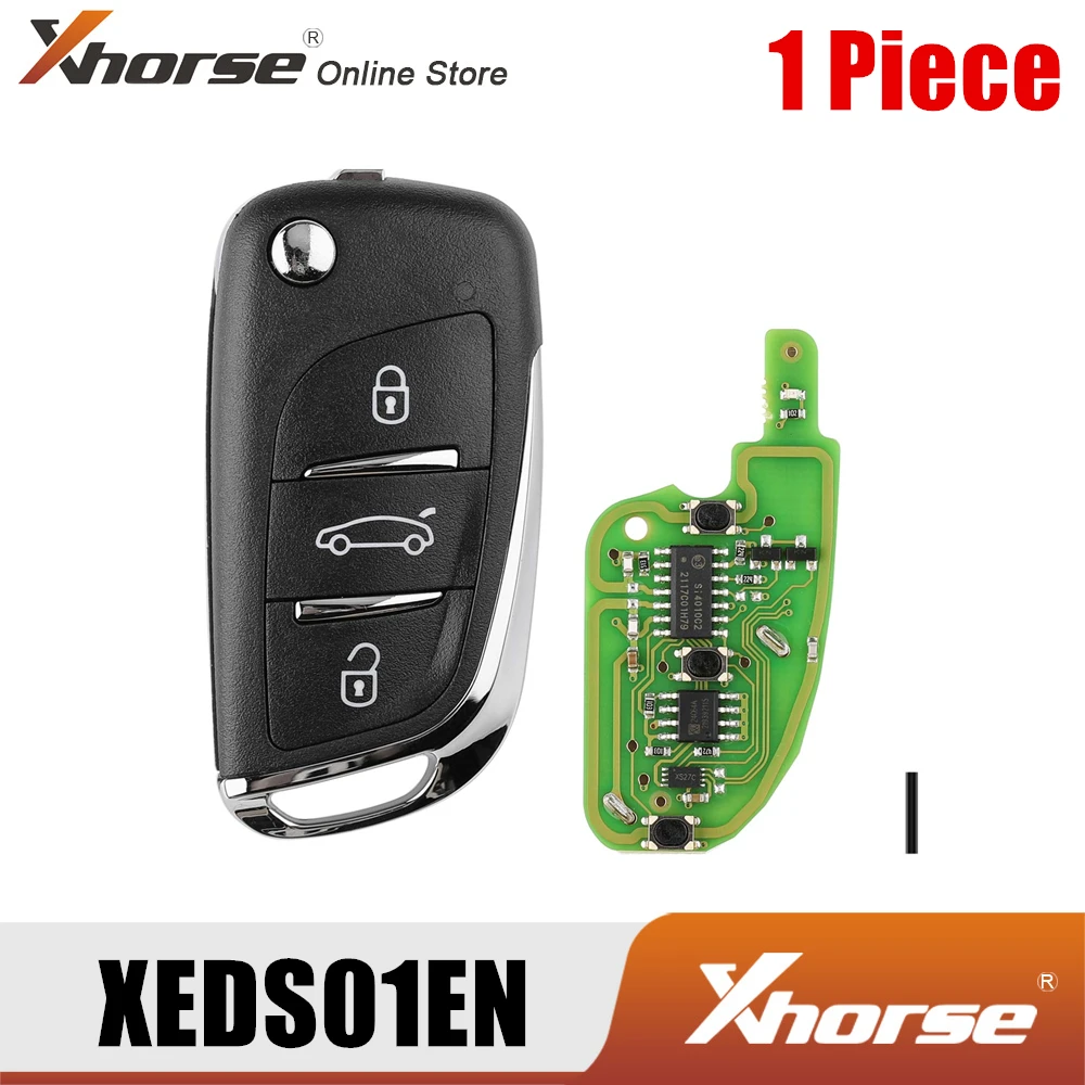 Xhorse XEDS01EN для супер пульта дистанционного управления в стиле DS, 3 кнопки со встроенным супер чипом, английская версия, 1 шт.
Xhorse XEDS01EN для супер пульта дистанционного управления в стиле DS, 3 кнопки со встроенным супер чипом, английская версия, 1 шт.