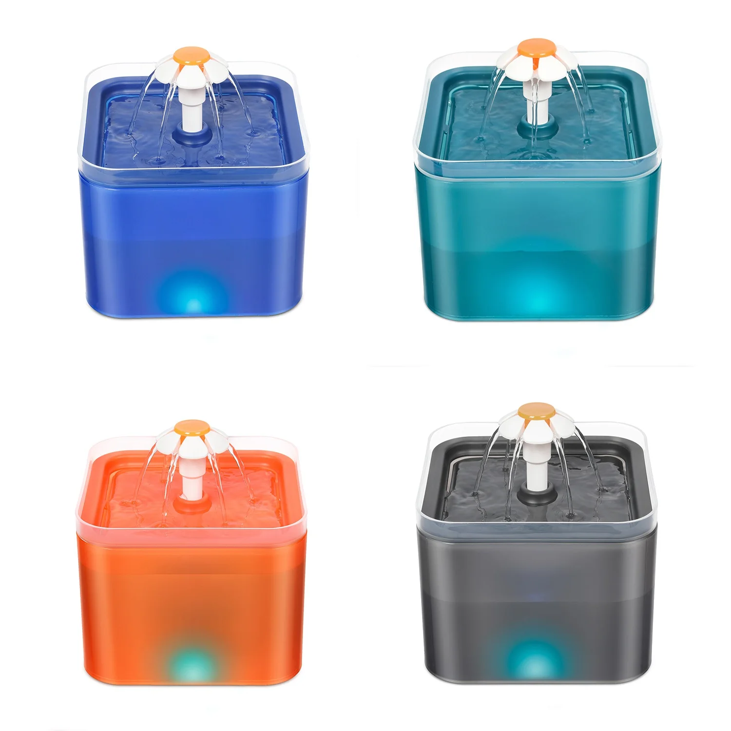 Automatic Cat Water Fountain with LED Light Power Adapter Pet Feeder Bowl Drinking Dispenser Container-EU Plug
Automatic Cat Water Fountain with LED Light Power Adapter Pet Feeder Bowl Drinking Dispenser Container-EU Plug