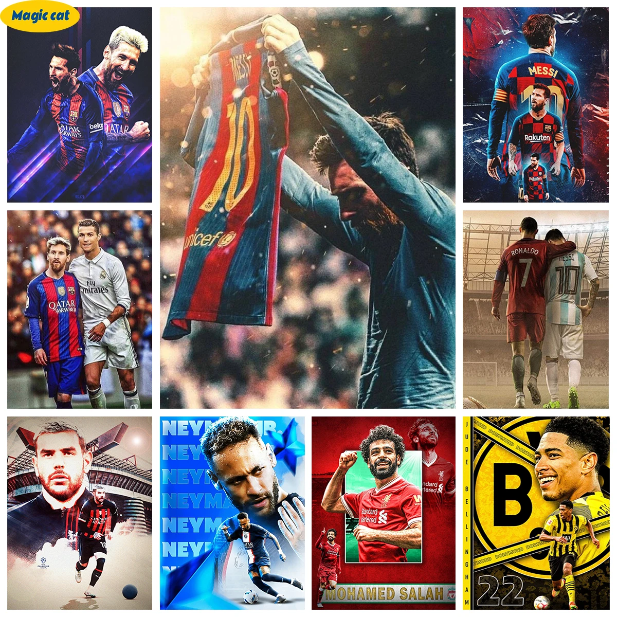 Messi 5D Diamond Painting Kit Football Star Poster Hand Diamond Embroidery Rhinestone Cross Stitch Art Mosaic Room Decor Gifts
Messi 5D Diamond Painting Kit Football Star Poster Hand Diamond Embroidery Rhinestone Cross Stitch Art Mosaic Room Decor Gifts