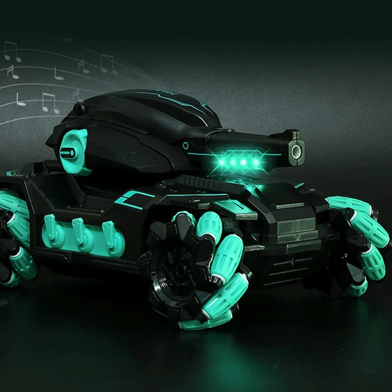 2.4g Remote Control Car Water Bomb Tank Gesture Sensing Can Launch Drift Universal Wheel Set and Children Interaction Toy 
2.4g Remote Control Car Water Bomb Tank Gesture Sensing Can Launch Drift Universal Wheel Set and Children Interaction Toy