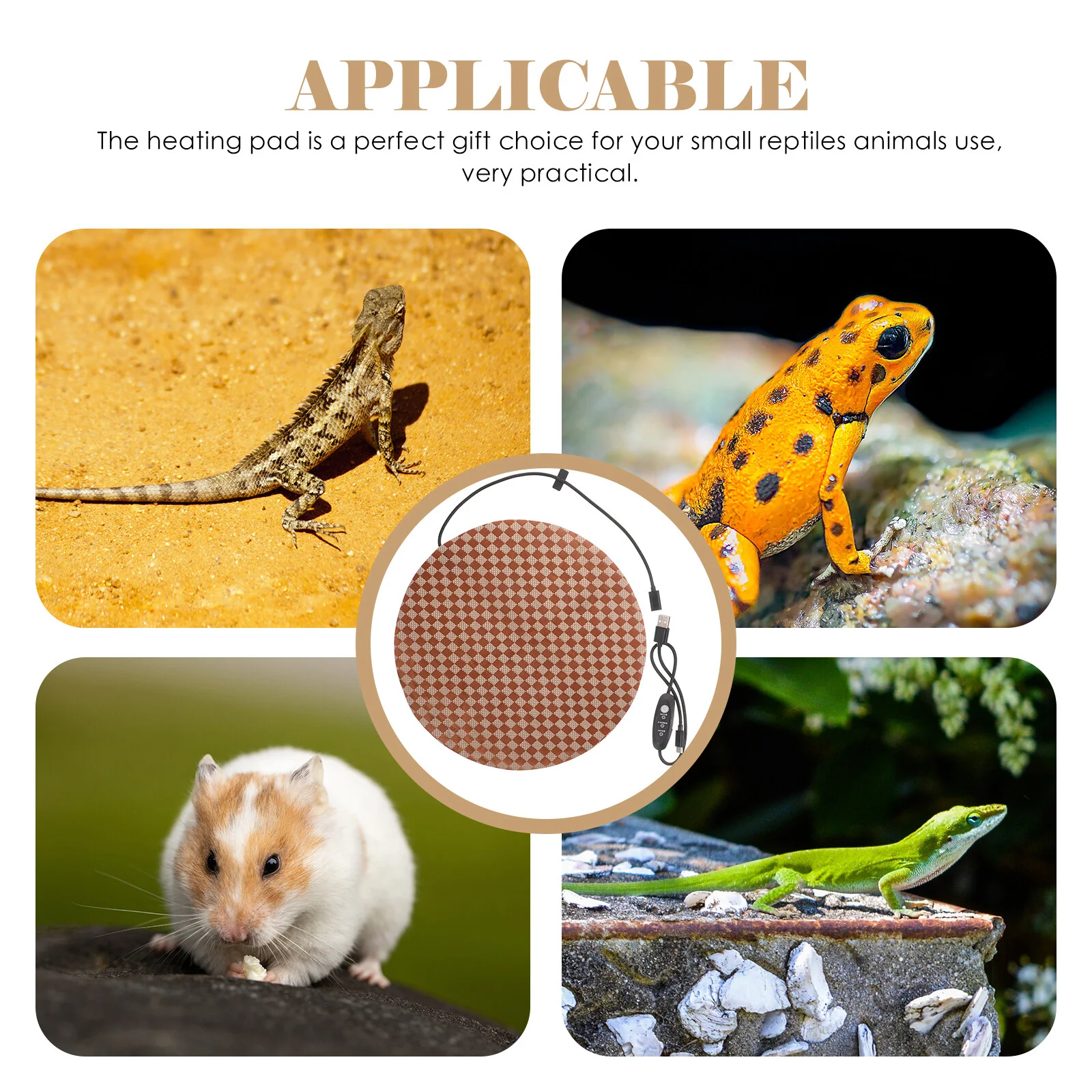 Pet Heating Pad Reptile Lizard Turtle Mat Terrariums Climbing Heated Felt Cloth Warming Cushion
Pet Heating Pad Reptile Lizard Turtle Mat Terrariums Climbing Heated Felt Cloth Warming Cushion