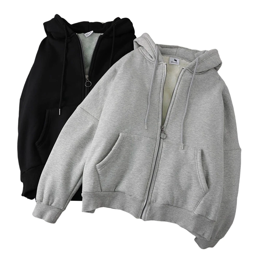 Women's Hoodie Drawstring Hood Thin Fleece Lined Jacket with Pocket Front Zipper Girl's Outwear for Teens Adults Warm Coat SEC88
Women's Hoodie Drawstring Hood Thin Fleece Lined Jacket with Pocket Front Zipper Girl's Outwear for Teens Adults Warm Coat SEC88