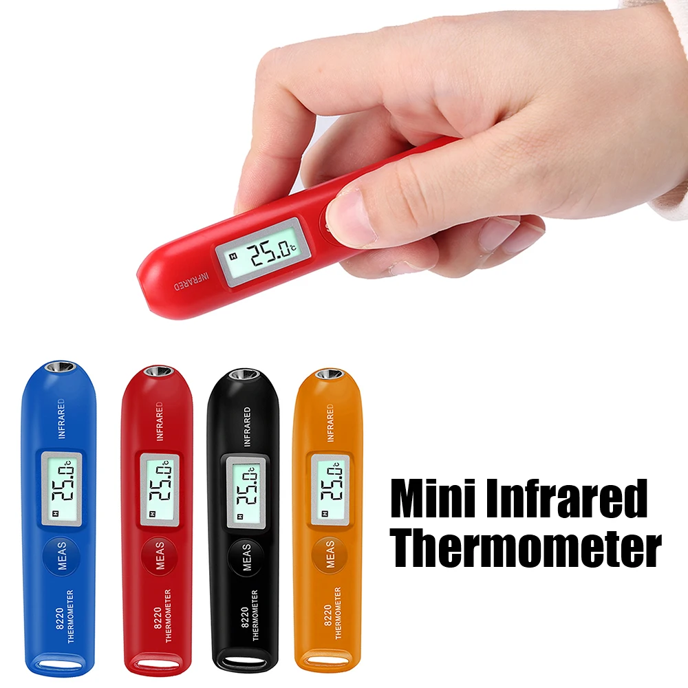 

8220 Portable For Kitchen BBQ Frying Cooking Non-Contact Mini Digital Infrared Thermometer -50~220°C Industrial Pyrometer