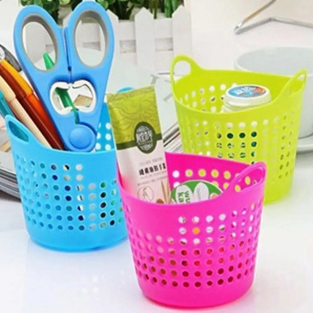 Portable Mini Plastic Stationery Cosmetic Desk Storage Basket Organizer Holder Desktop office storage basket Kitchen storage
Portable Mini Plastic Stationery Cosmetic Desk Storage Basket Organizer Holder Desktop office storage basket Kitchen storage